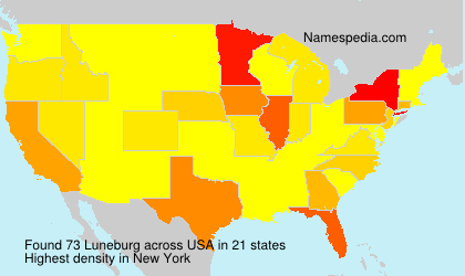 Surname Luneburg in USA Surname Luneburg in USA