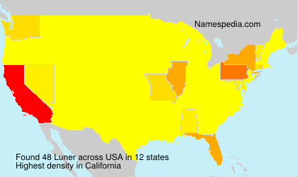 Surname Luner in USA Surname Luner in USA