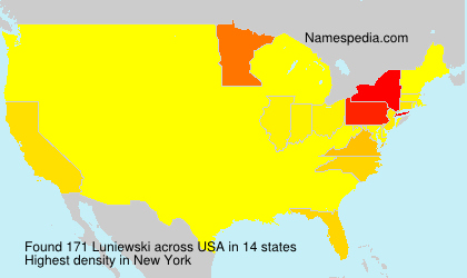 Surname Luniewski in USA Surname Luniewski in USA