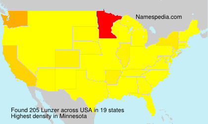 Surname Lunzer in USA Surname Lunzer in USA