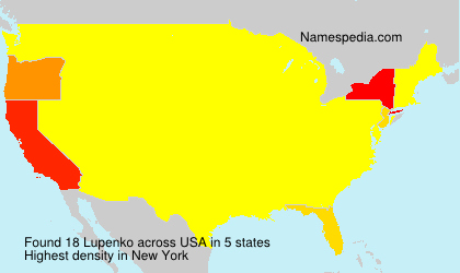 Surname Lupenko in USA Surname Lupenko in USA
