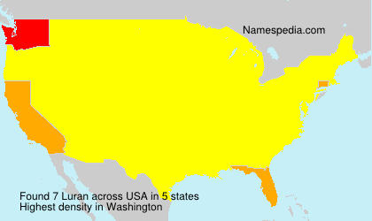 Surname Luran in USA Surname Luran in USA
