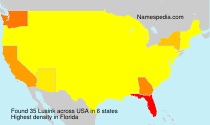 Surname Lusink in USA Surname Lusink in USA