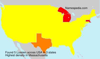 Surname Lussien in USA Surname Lussien in USA