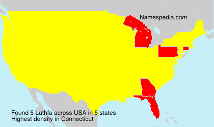 Surname Luthfa in USA Surname Luthfa in USA