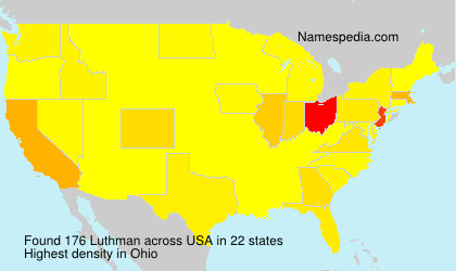 Surname Luthman in USA Surname Luthman in USA