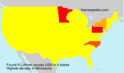 Surname Luthner in USA Surname Luthner in USA
