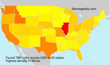 Surname Luthy in USA Surname Luthy in USA