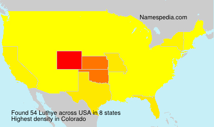 Surname Luthye in USA Surname Luthye in USA