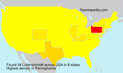 Surname Lutterschmidt in USA Surname Lutterschmidt in USA
