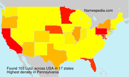 Surname Lutzi in USA Surname Lutzi in USA