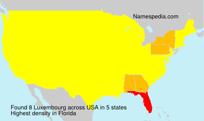 Surname Luxembourg in USA Surname Luxembourg in USA