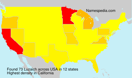 Surname Luzaich in USA Surname Luzaich in USA