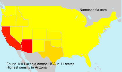 Surname Luzania in USA Surname Luzania in USA