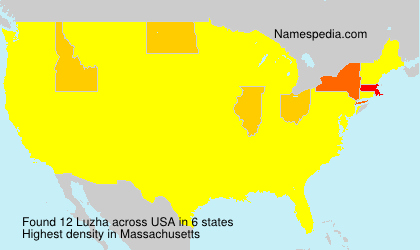 Surname Luzha in USA Surname Luzha in USA