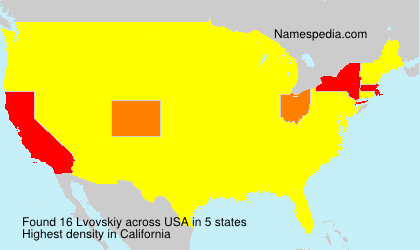Surname Lvovskiy in USA Surname Lvovskiy in USA