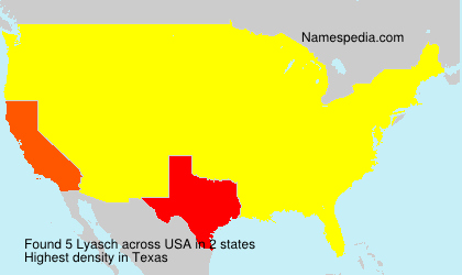 Surname Lyasch in USA Surname Lyasch in USA