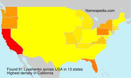 Surname Lyashenko in USA Surname Lyashenko in USA