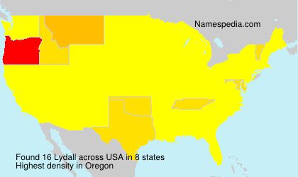 Surname Lydall in USA Surname Lydall in USA
