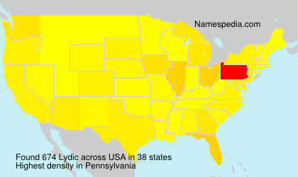 Surname Lydic in USA