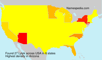 Surname Lylyk in USA Surname Lylyk in USA