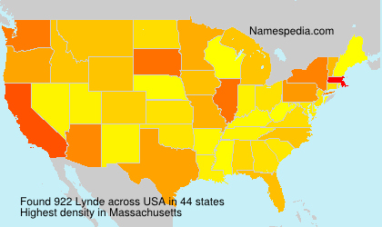 Surname Lynde in USA Surname Lynde in USA