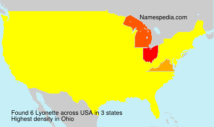 Surname Lyonette in USA Surname Lyonette in USA