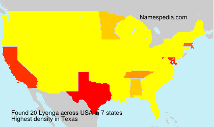 Surname Lyonga in USA Surname Lyonga in USA