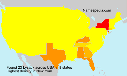 Surname Lysack in USA Surname Lysack in USA