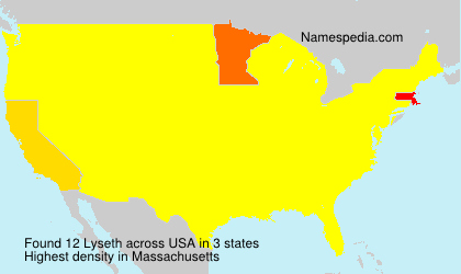 Surname Lyseth in USA Surname Lyseth in USA