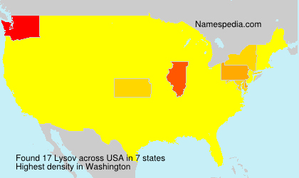 Surname Lysov in USA Surname Lysov in USA