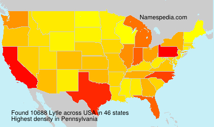 Surname Lytle in USA Surname Lytle in USA