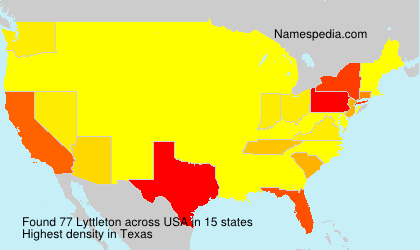 Surname Lyttleton in USA Surname Lyttleton in USA