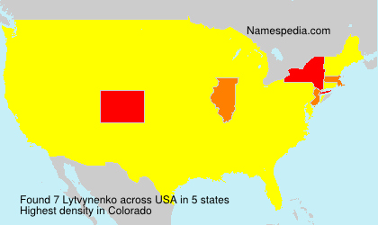 Surname Lytvynenko in USA Surname Lytvynenko in USA
