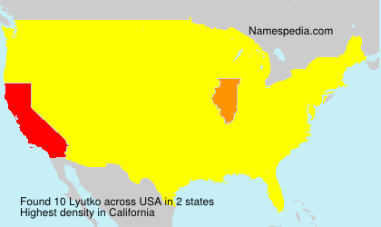 Surname Lyutko in USA Surname Lyutko in USA