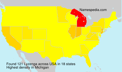 Surname Lyzenga in USA Surname Lyzenga in USA