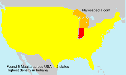 Surname Maaita in USA Surname Maaita in USA