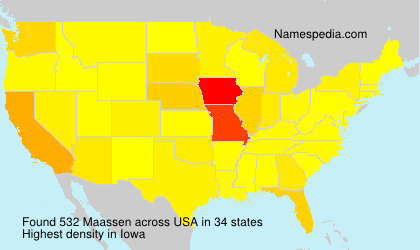 Surname Maassen in USA Surname Maassen in USA