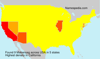 Surname Mabansag in USA Surname Mabansag in USA