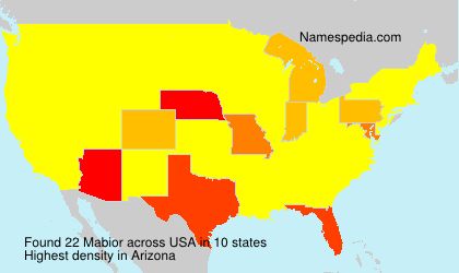 Surname Mabior in USA Surname Mabior in USA