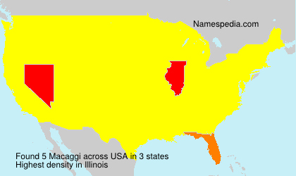 Surname Macaggi in USA Surname Macaggi in USA