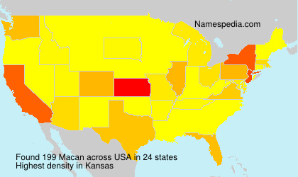 Surname Macan in USA Surname Macan in USA