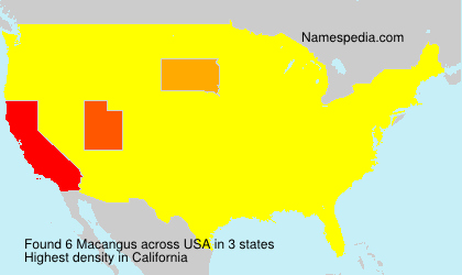 Surname Macangus in USA Surname Macangus in USA