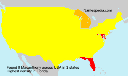 Surname Macanthony in USA Surname Macanthony in USA