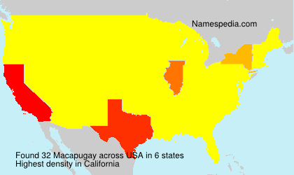Surname Macapugay in USA Surname Macapugay in USA