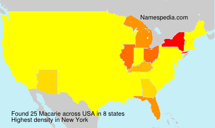 Surname Macarie in USA Surname Macarie in USA