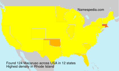 Surname Macaruso in USA Surname Macaruso in USA