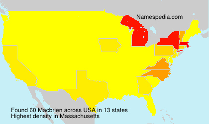Surname Macbrien in USA Surname Macbrien in USA