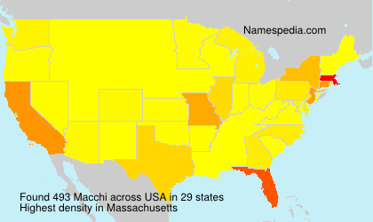 Surname Macchi in USA Surname Macchi in USA
