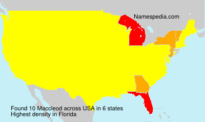 Surname Maccleod in USA Surname Maccleod in USA
